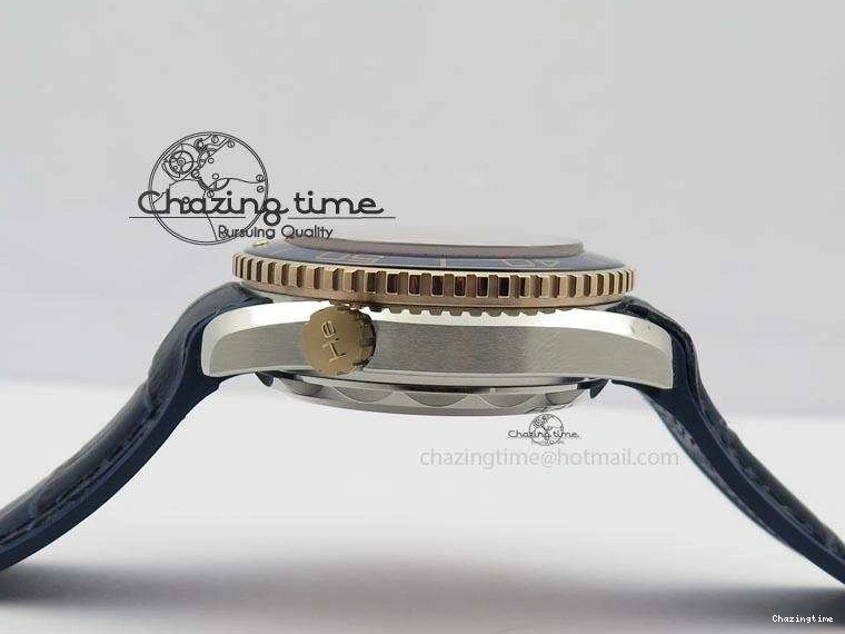 0513 GoodFit Seamaster Professional Chrono RG Blue Ceramic Blue Dial On Blue Gummy Strap A 8213